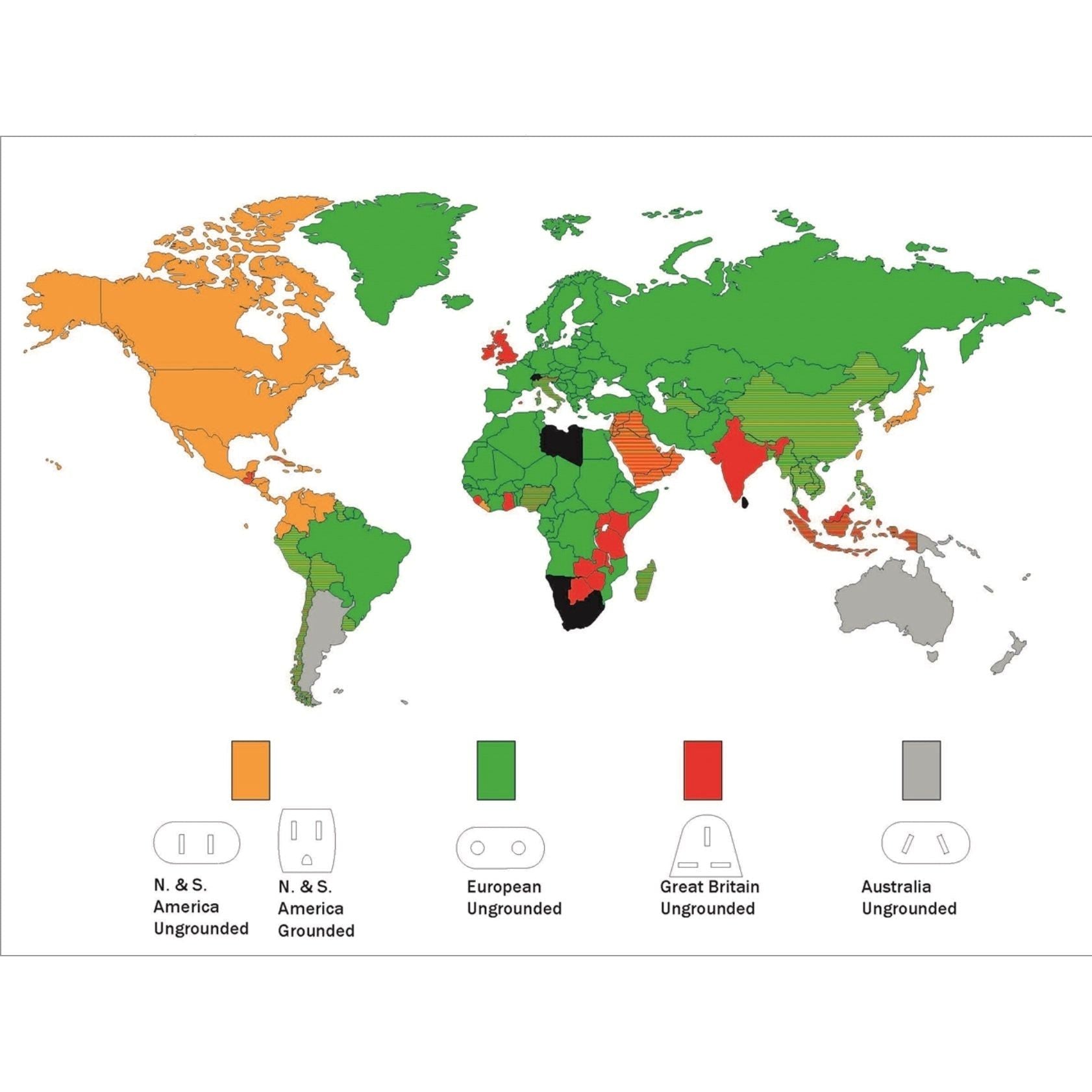 Smooth Trip International Adapter Cube with Dual USB Chargers