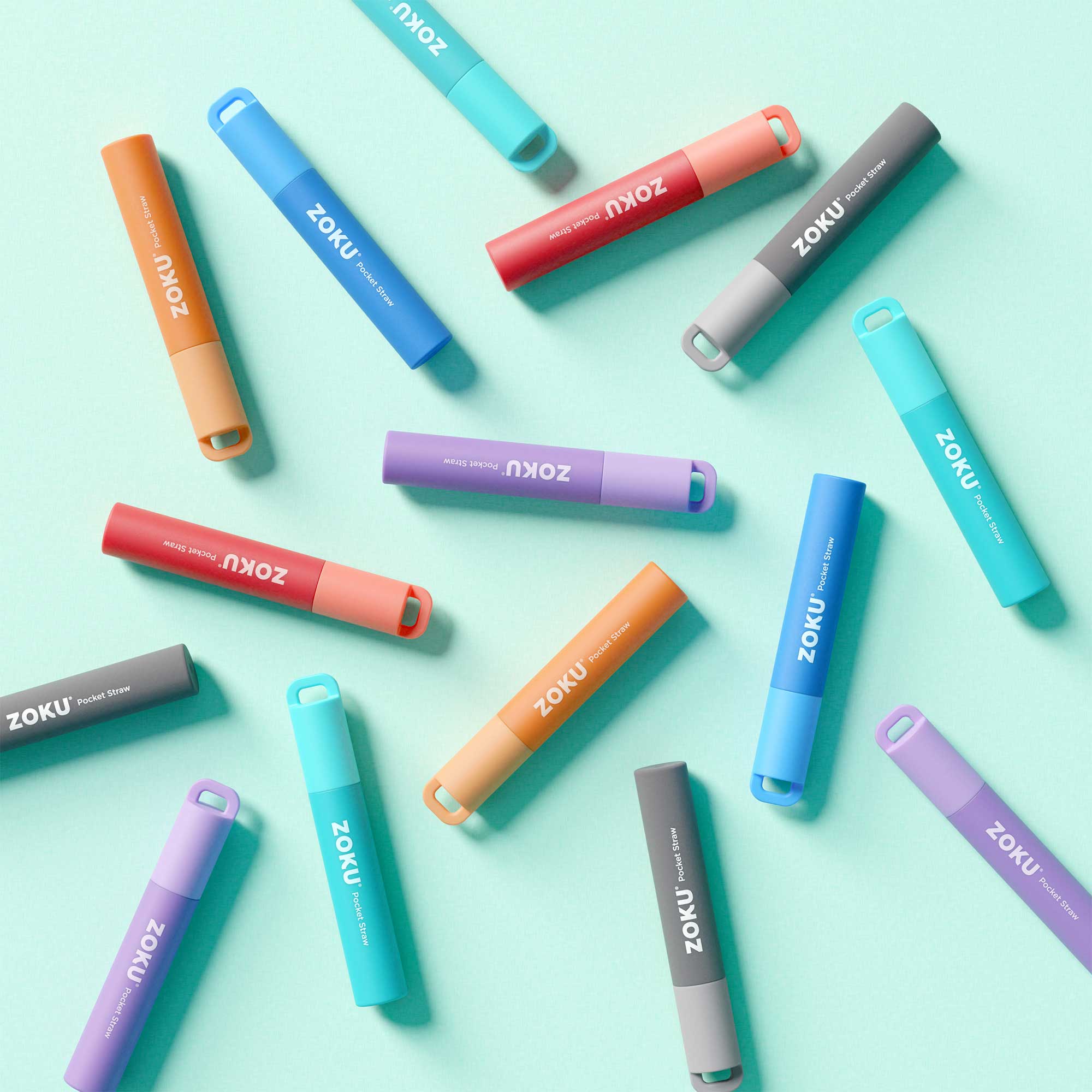 Cannuccia tascabile bicolore ZOKU