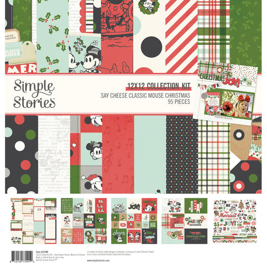 SAY CHEESE CLASSIC MOUSE CHRISTMAS | MINI ALBUM PROJECT KIT (Pre-Sale)