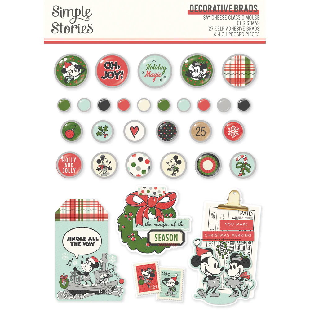 SAY CHEESE CLASSIC MOUSE CHRISTMAS | MINI ALBUM PROJECT KIT (Pre-Sale)