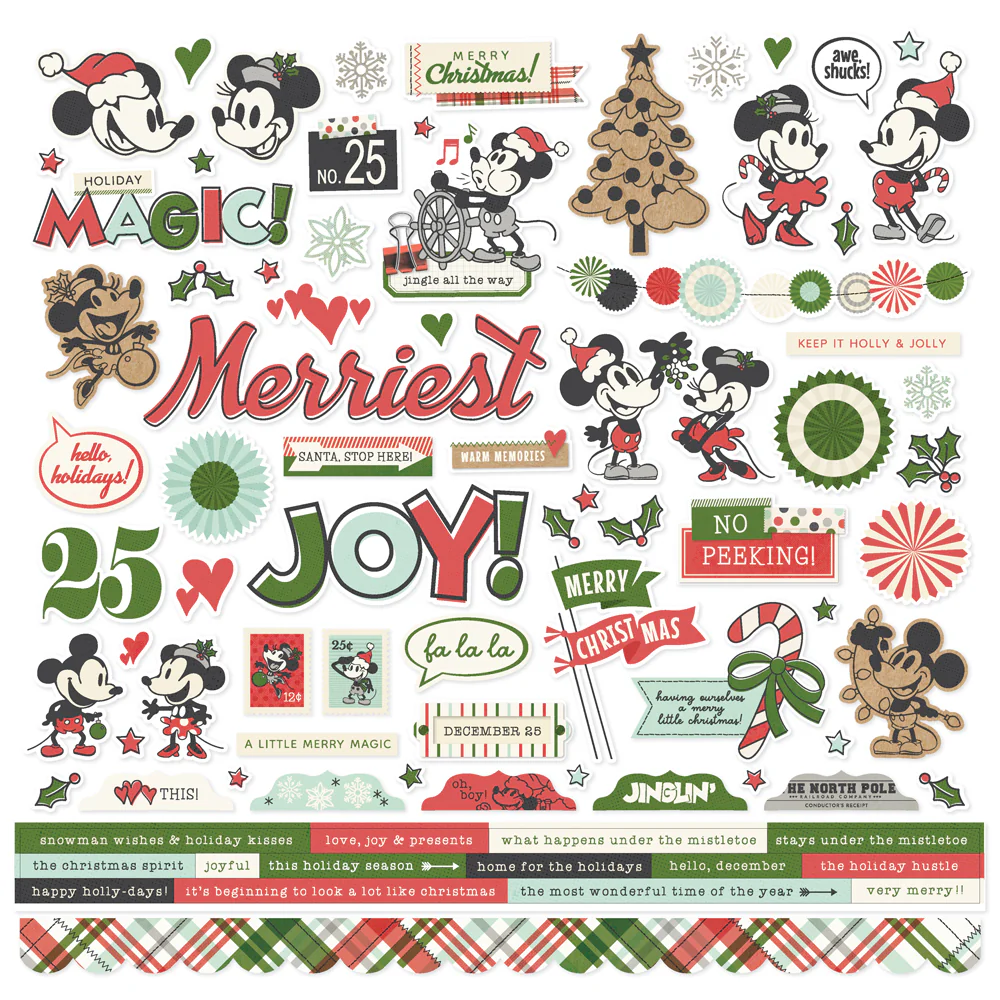 SAY CHEESE CLASSIC MOUSE CHRISTMAS | MINI ALBUM PROJECT KIT (Pre-Sale)