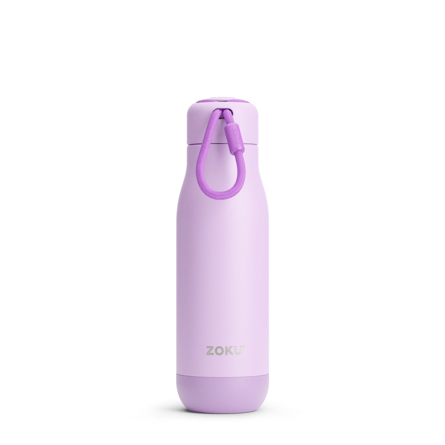 Zoku 12oz 3-in-1 Stainless Steel Tumbler Powder Coated Ash